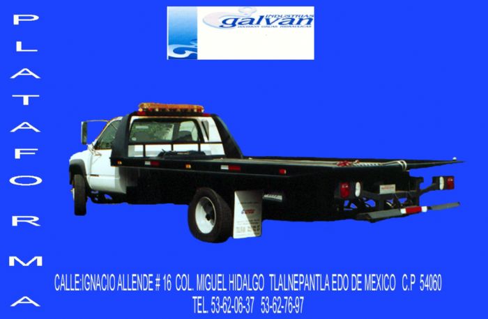 grua tipo plataforma capacidades desde 4.50 ton hasta 20 ton